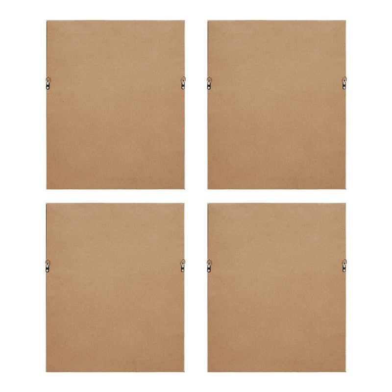 Herbal Botany 4-piece Botanical Illustration Framed Canvas Wall Art Set by Madison Park