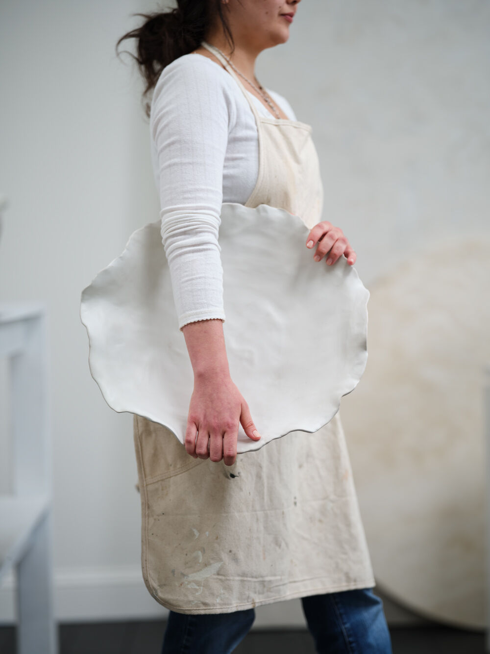 White Diaphanous Ceramic Bowl - Coming Soon