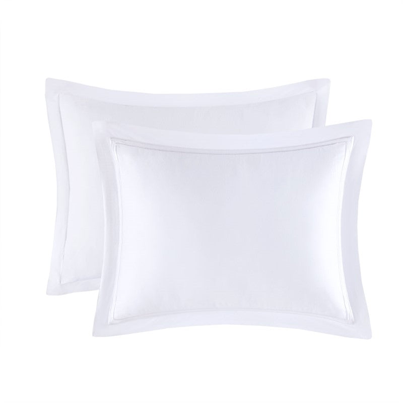 500 Thread Count Luxury Collection 100% Cotton Sateen Embroidered Comforter Set by Madison Park