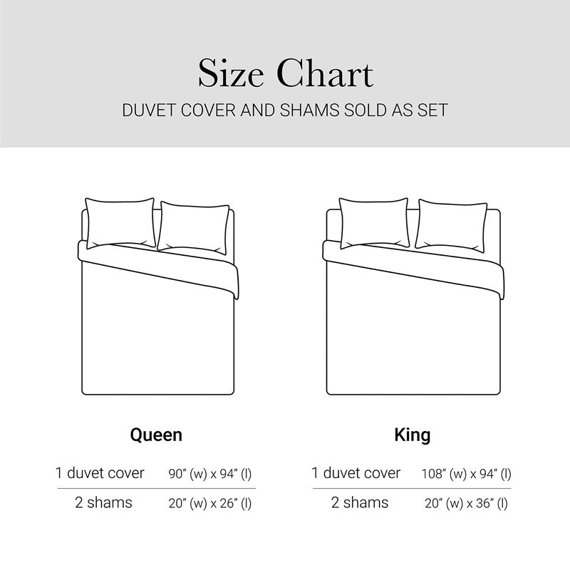 Linen Blend Double Flange Duvet Cover Set by Harbor House
