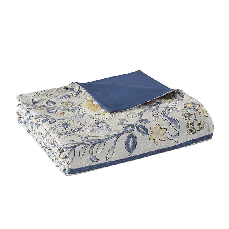 Livia 5 Piece Cotton Duvet Cover Set by Harbor House Blue