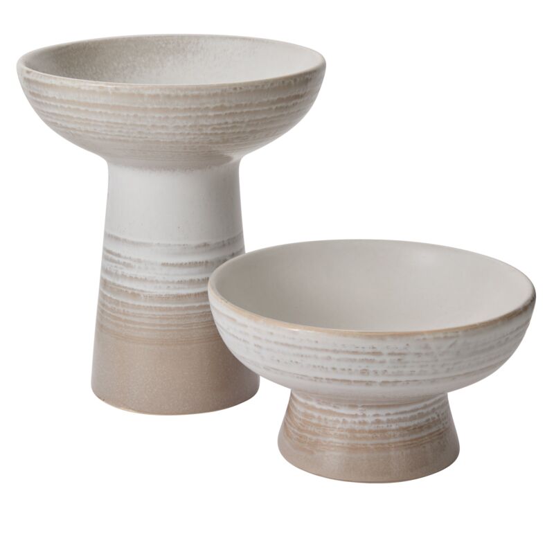 Ceramic Footed Bowl