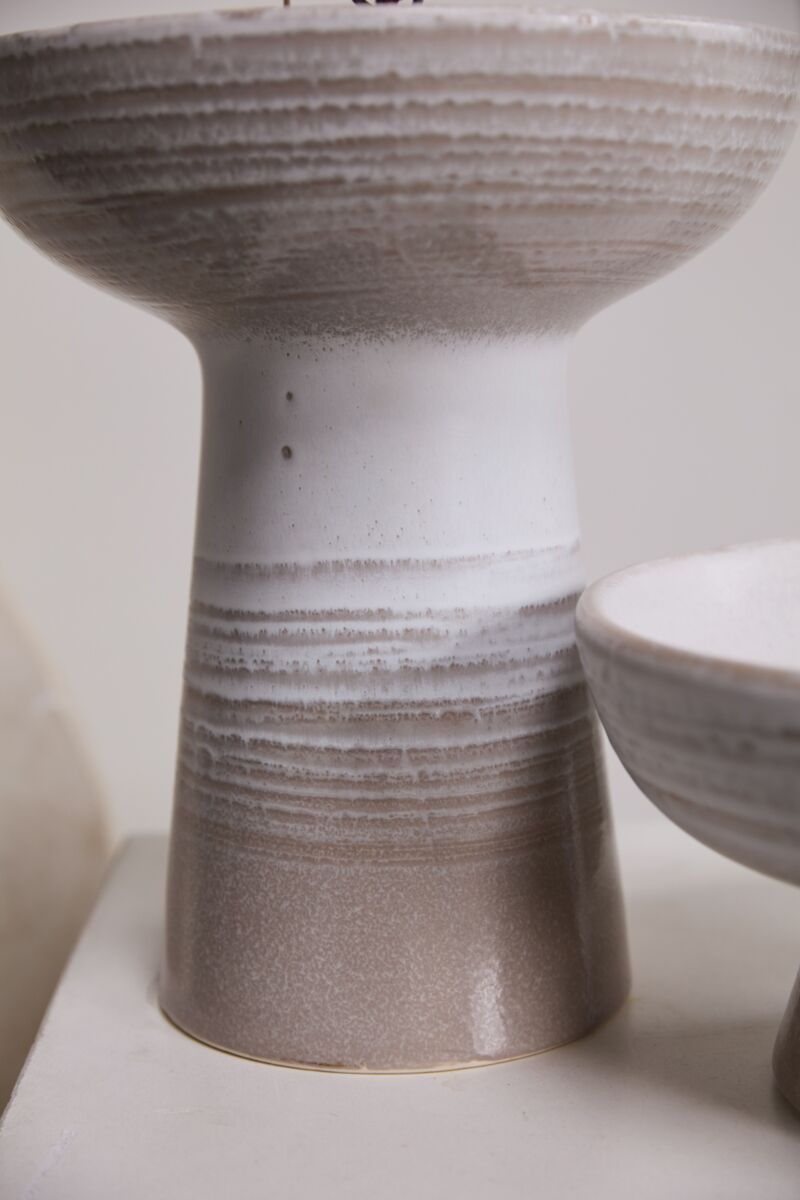 Ceramic Footed Bowl