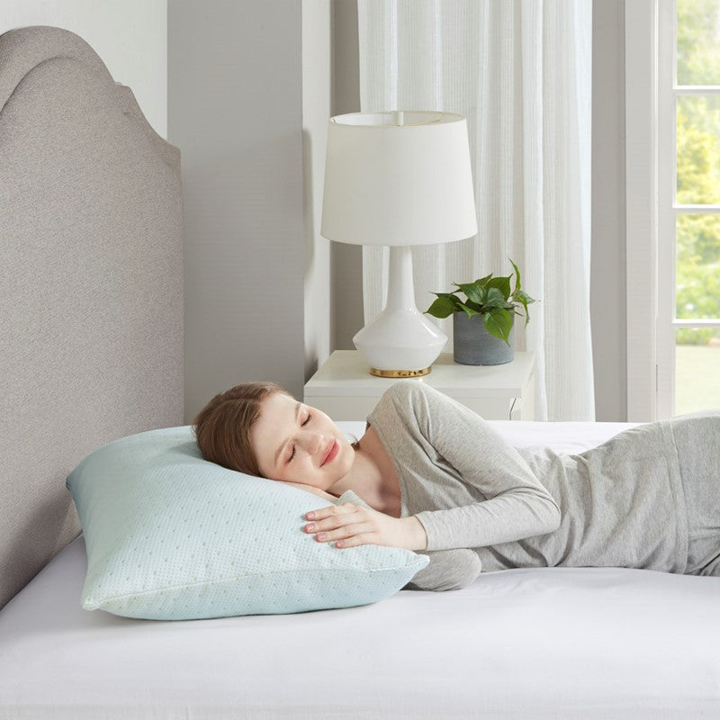 Rayon from Bamboo Shredded Memory Foam Pillow