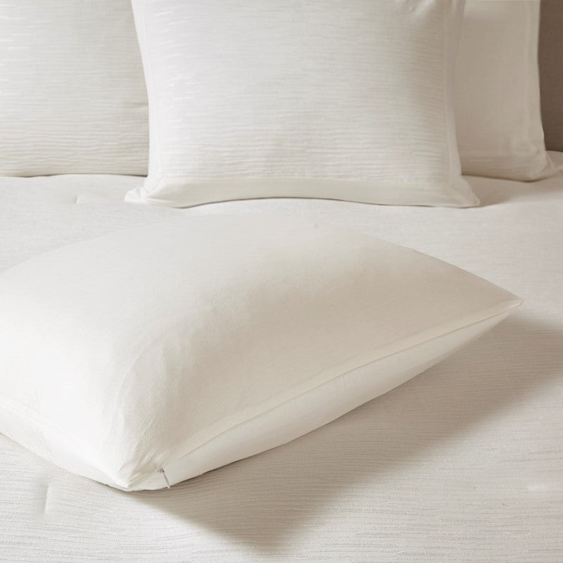 Hanae Cotton Blend Yarn Dyed 3 Piece Comforter Set by N Natori