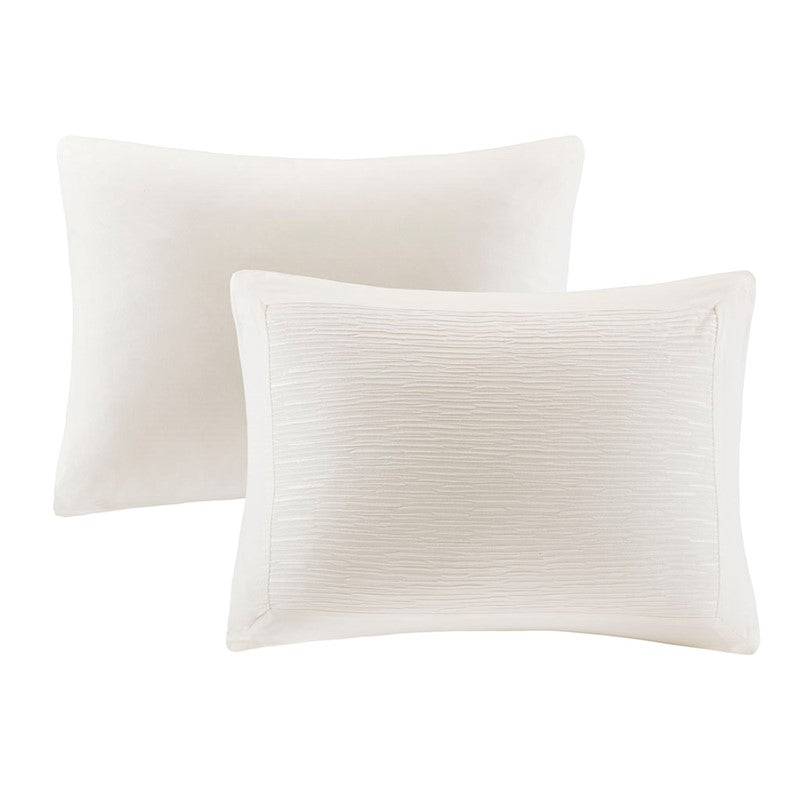 Hanae Cotton Blend Yarn Dyed 3 Piece Comforter Set by N Natori