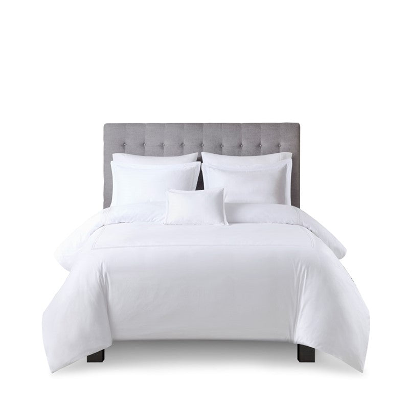 500 Thread Count Luxury Collection 100% Cotton Sateen Embroidered Comforter Set by Madison Park