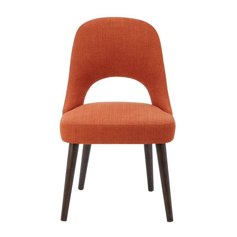 Nola Upholstered Dining Side Chairs with Cutout Back design (Set of 2)