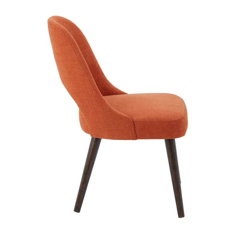 Nola Upholstered Dining Side Chairs with Cutout Back design (Set of 2)