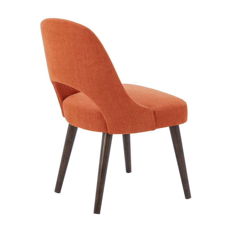 Nola Upholstered Dining Side Chairs with Cutout Back design (Set of 2)