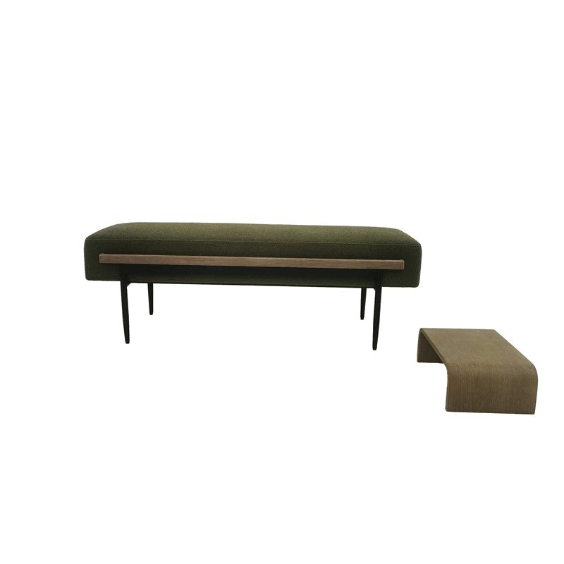 Perry Cocktail Ottoman with Slide Tray by Chapel Hill