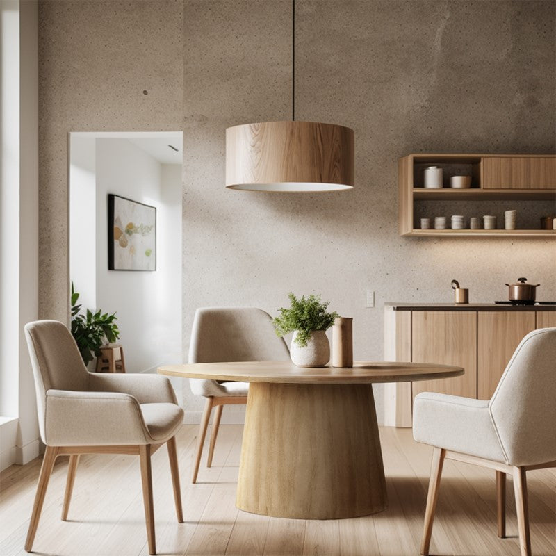 Wood Oval Dining Table