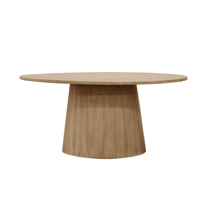 Wood Oval Dining Table