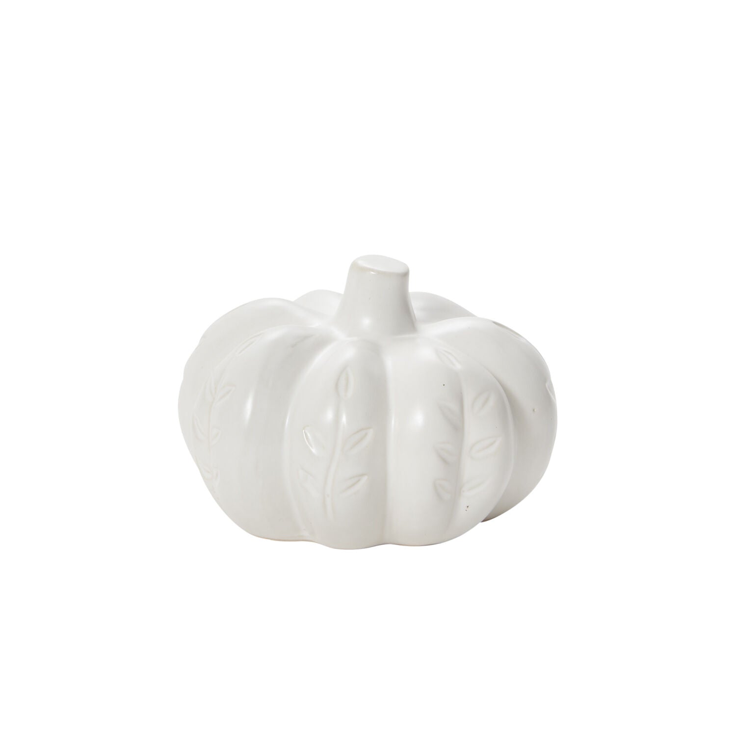 White Ceramic Pumpkin