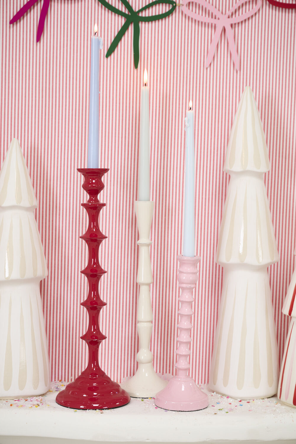 Candy Coated Candleholder 5.25"x 16.25"