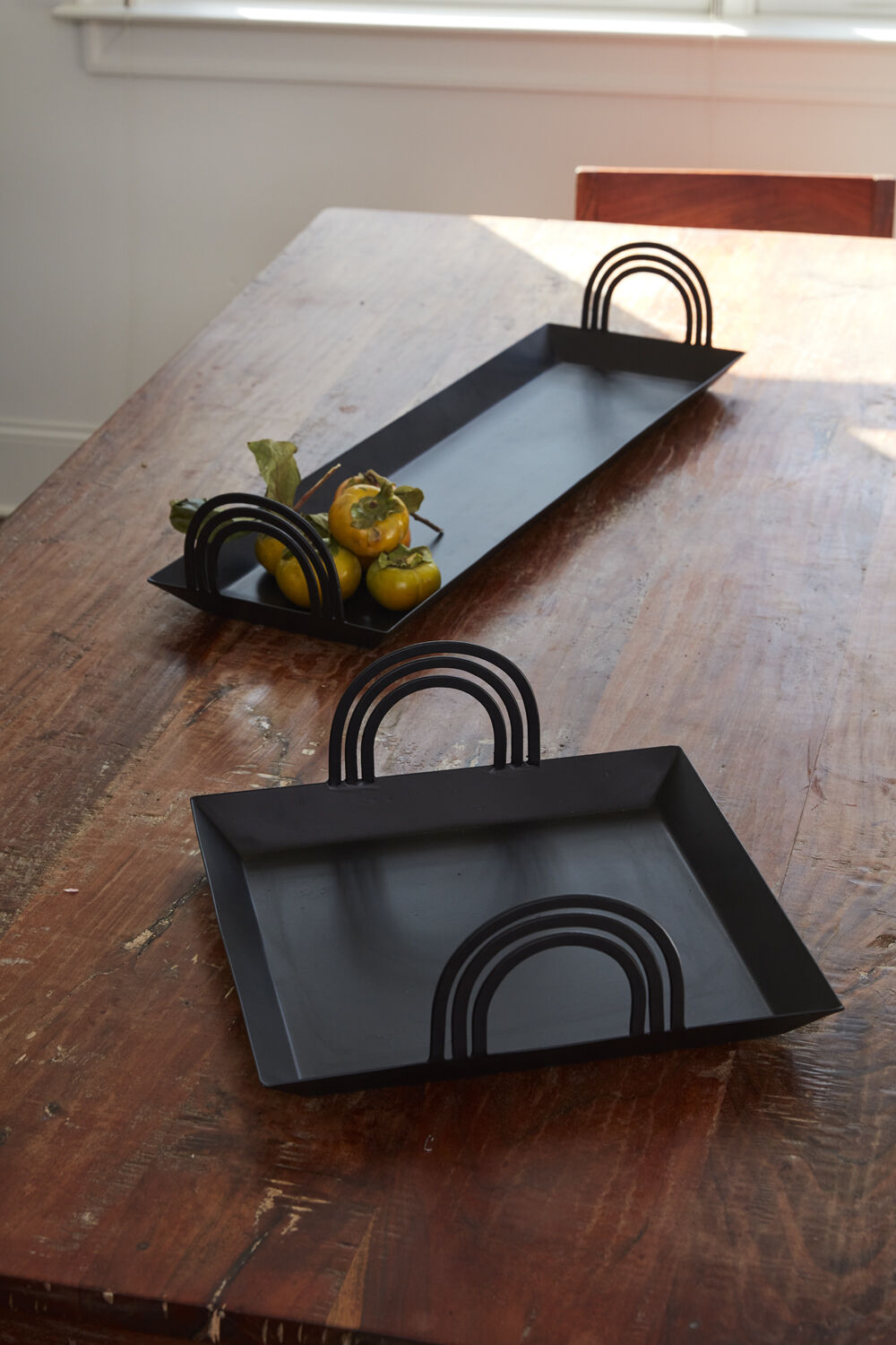 Black Arches Metal Tray