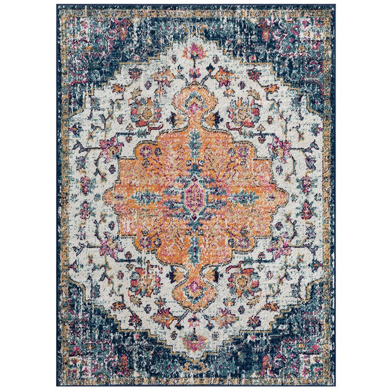 Mateo Boho Medallion Woven Area Rug by Madison Park
