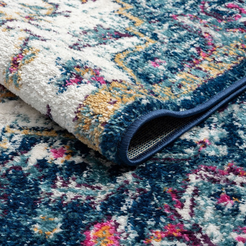 Mateo Boho Medallion Woven Area Rug by Madison Park