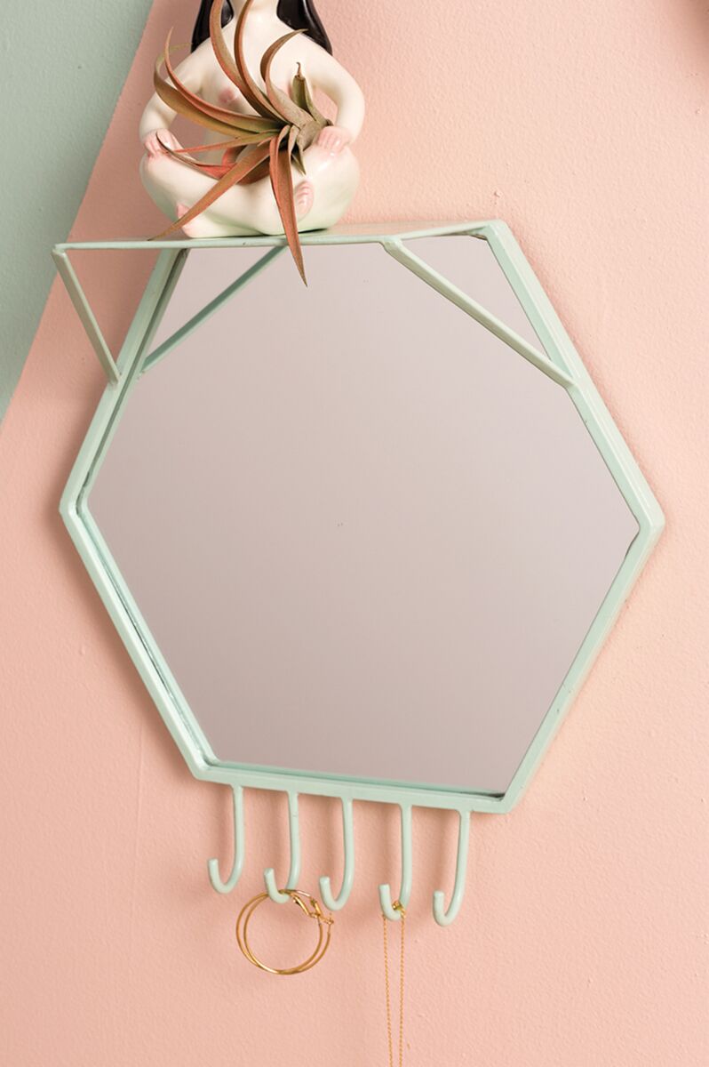 Simone Hexagon Wall Mirror