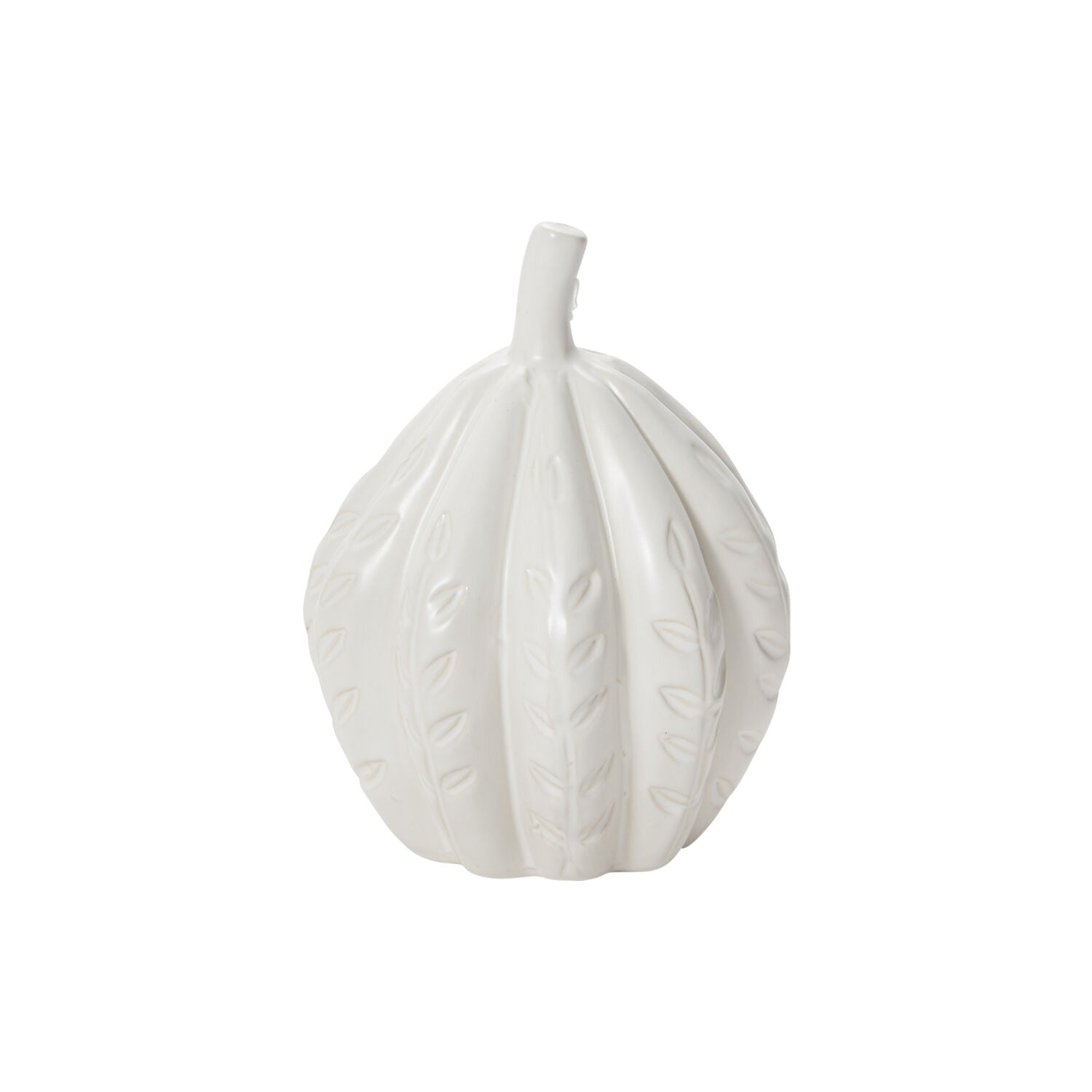 White Ceramic Pumpkin