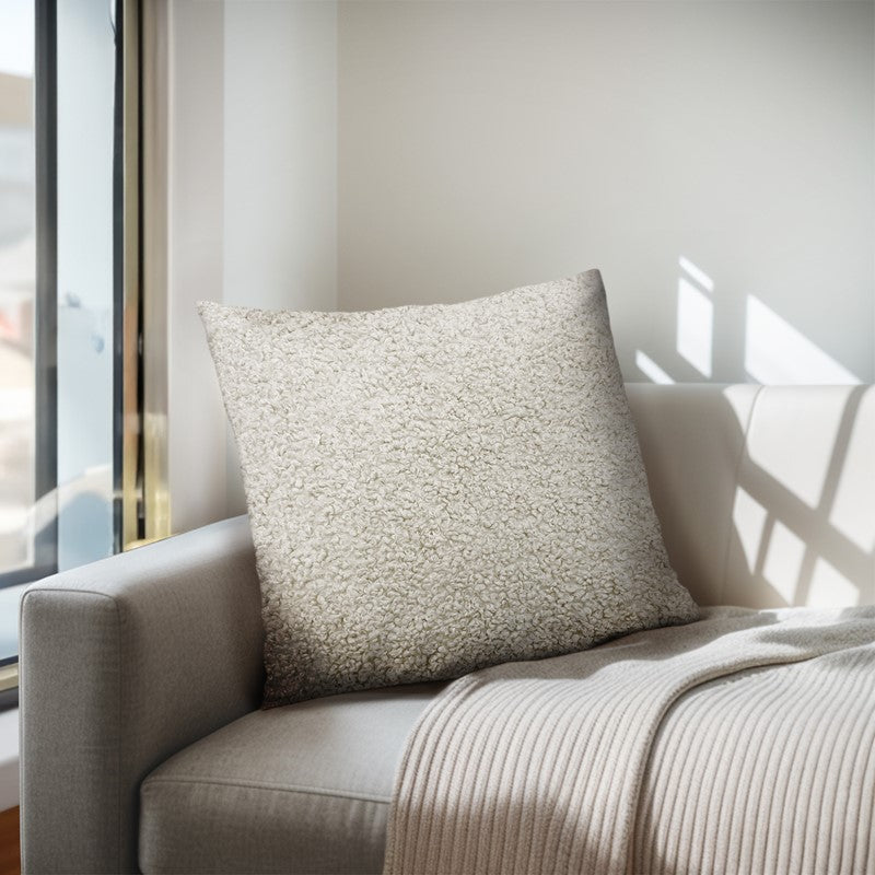 Tara Solid Boucle Square Pillow by Chapel Hill