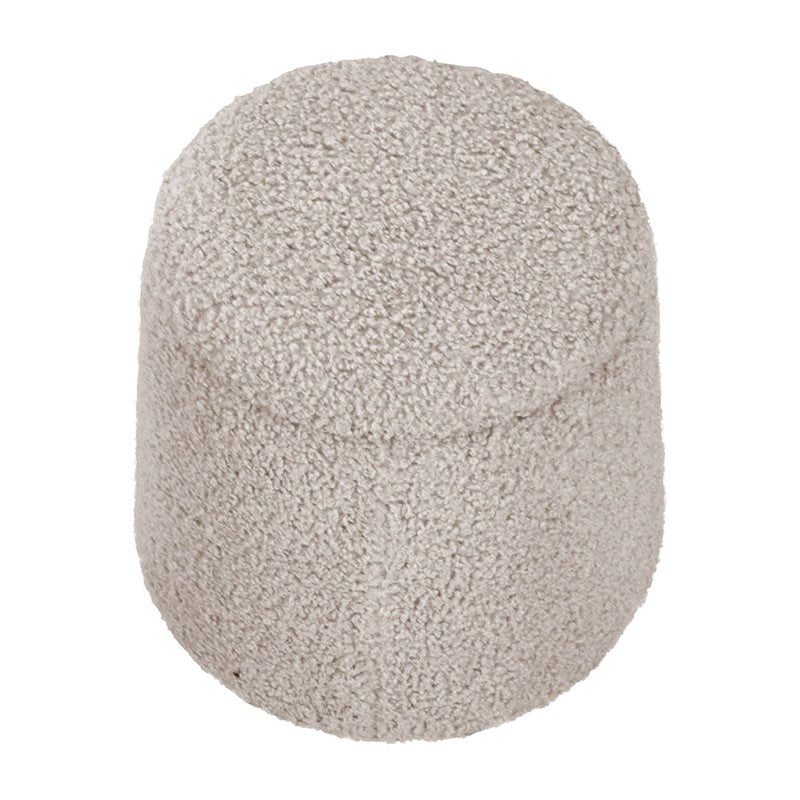 Round Storage Ottoman