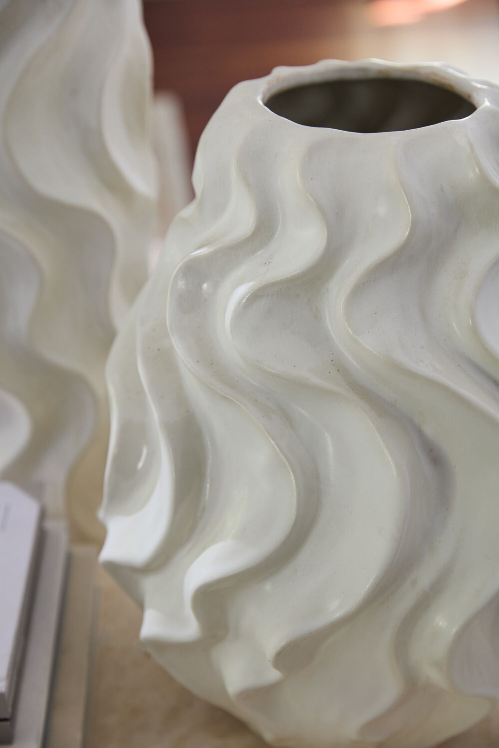 Waves Ceramic Vase