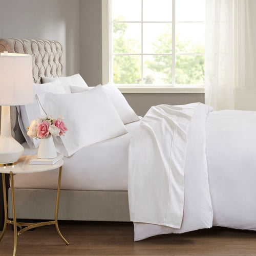 600 Thread Count Cooling Cotton Blend 4 PC Sheet Set by Beautyrest