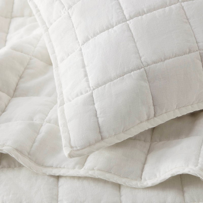 French Flax Linen Garment Washed Quilt Set by Harbor House