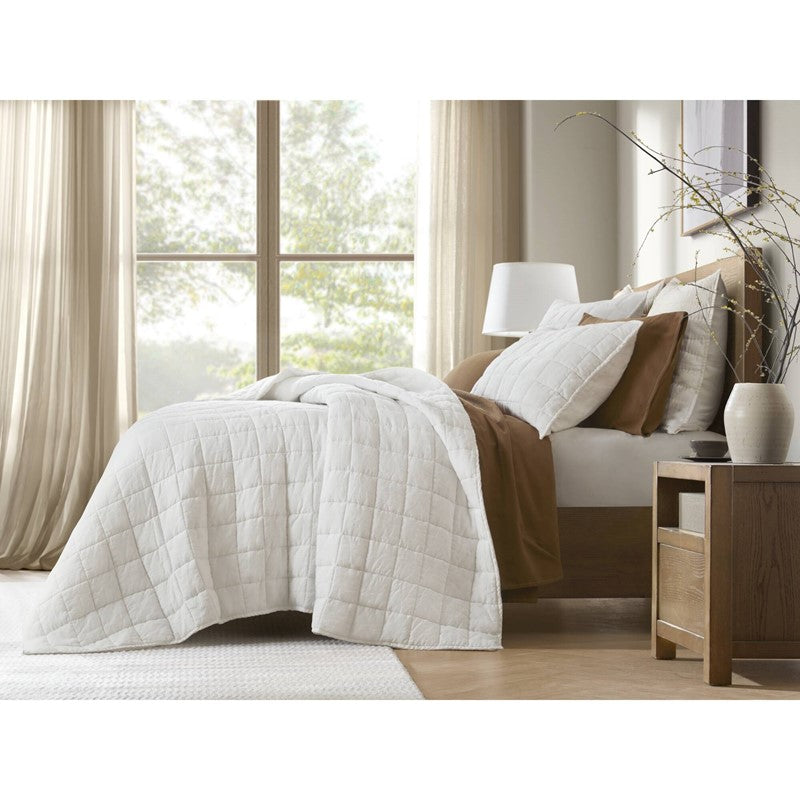 French Flax Linen Garment Washed Quilt Set by Harbor House
