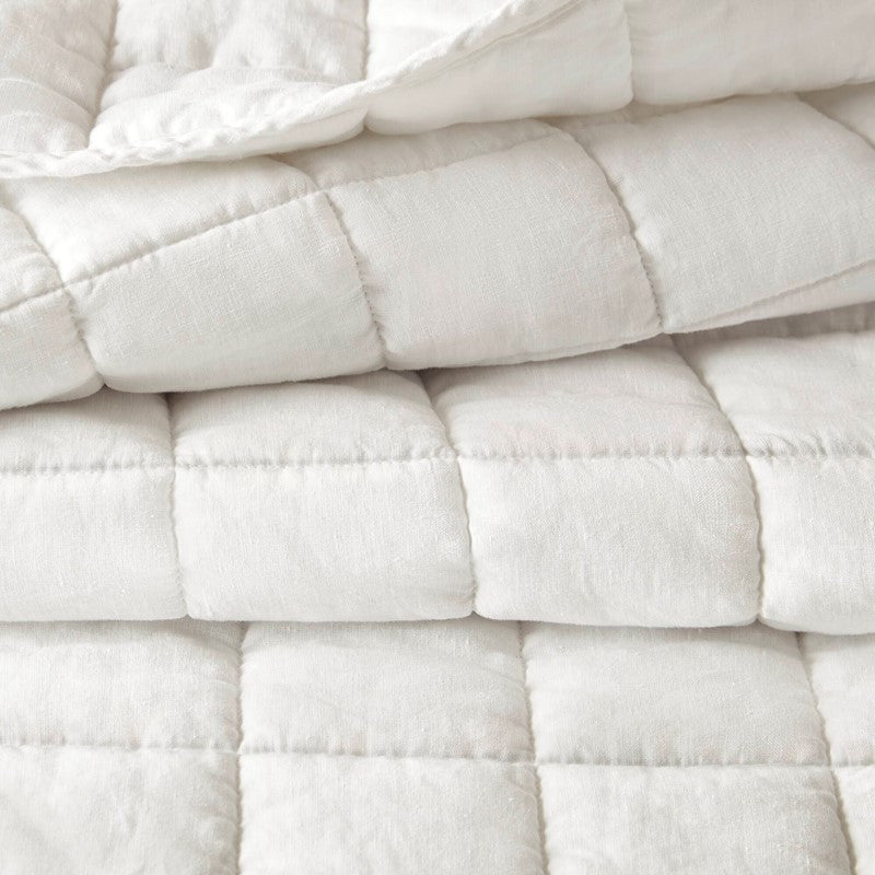 French Flax Linen Garment Washed Quilt Set by Harbor House