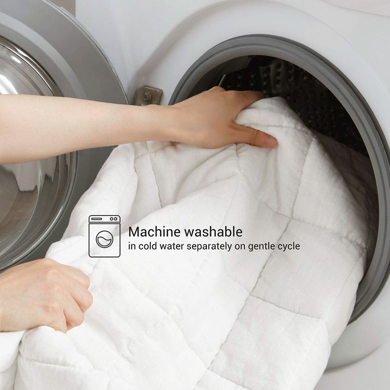 French Flax Linen Garment Washed Quilt Set by Harbor House